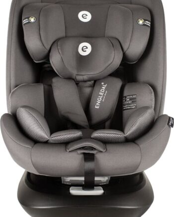 Engledal Autostol 360 Isofix Gruppe  Malik Sort Grå