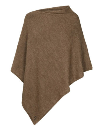Gorridsen Design Eos Poncho Dark Camel