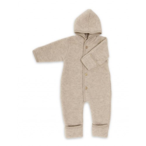 Heldragt 100 Merino Uld Til Baby Sand Melange