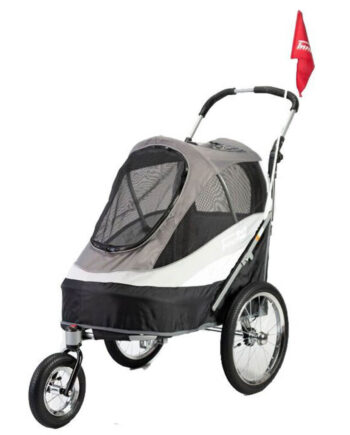 Innopet Sporty Trailer Deluxe Sort Grå