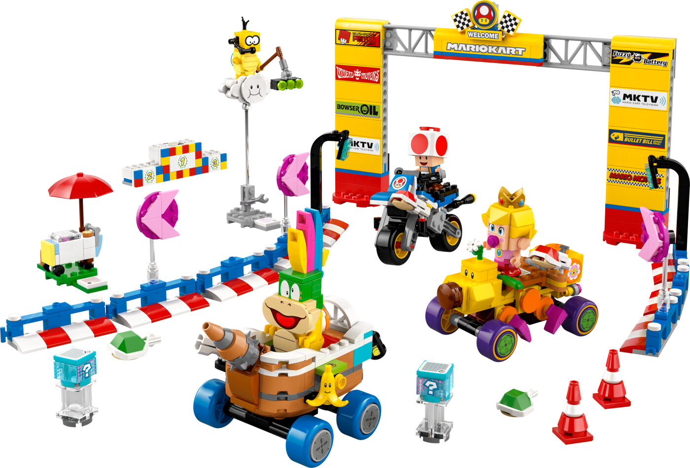Lego Super Mario Mario Kart Baby Peach Grand Prix Sæt 72036