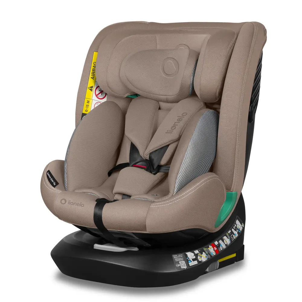 Lionelo Bastiaan One Size Autostol Beige Sand