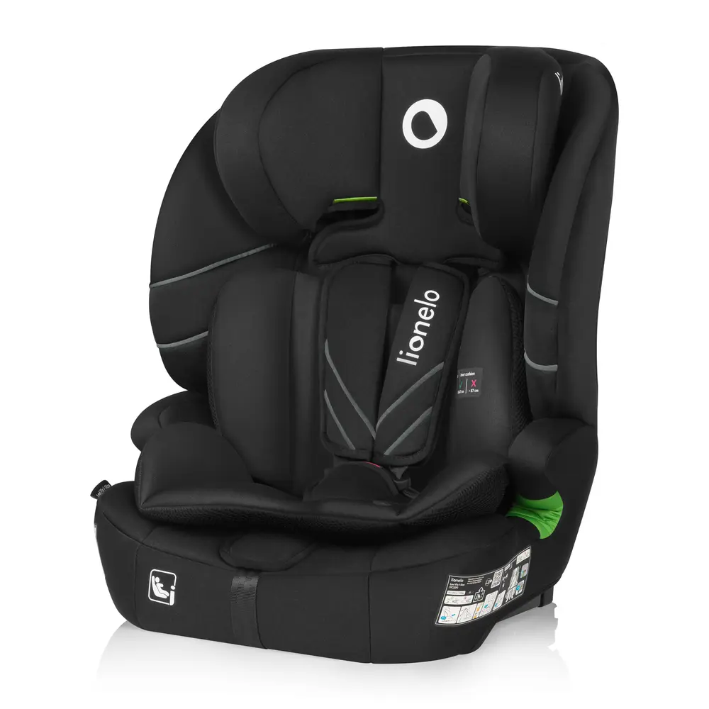 Lionelo Levi Fix Size Autostol Black Carbon