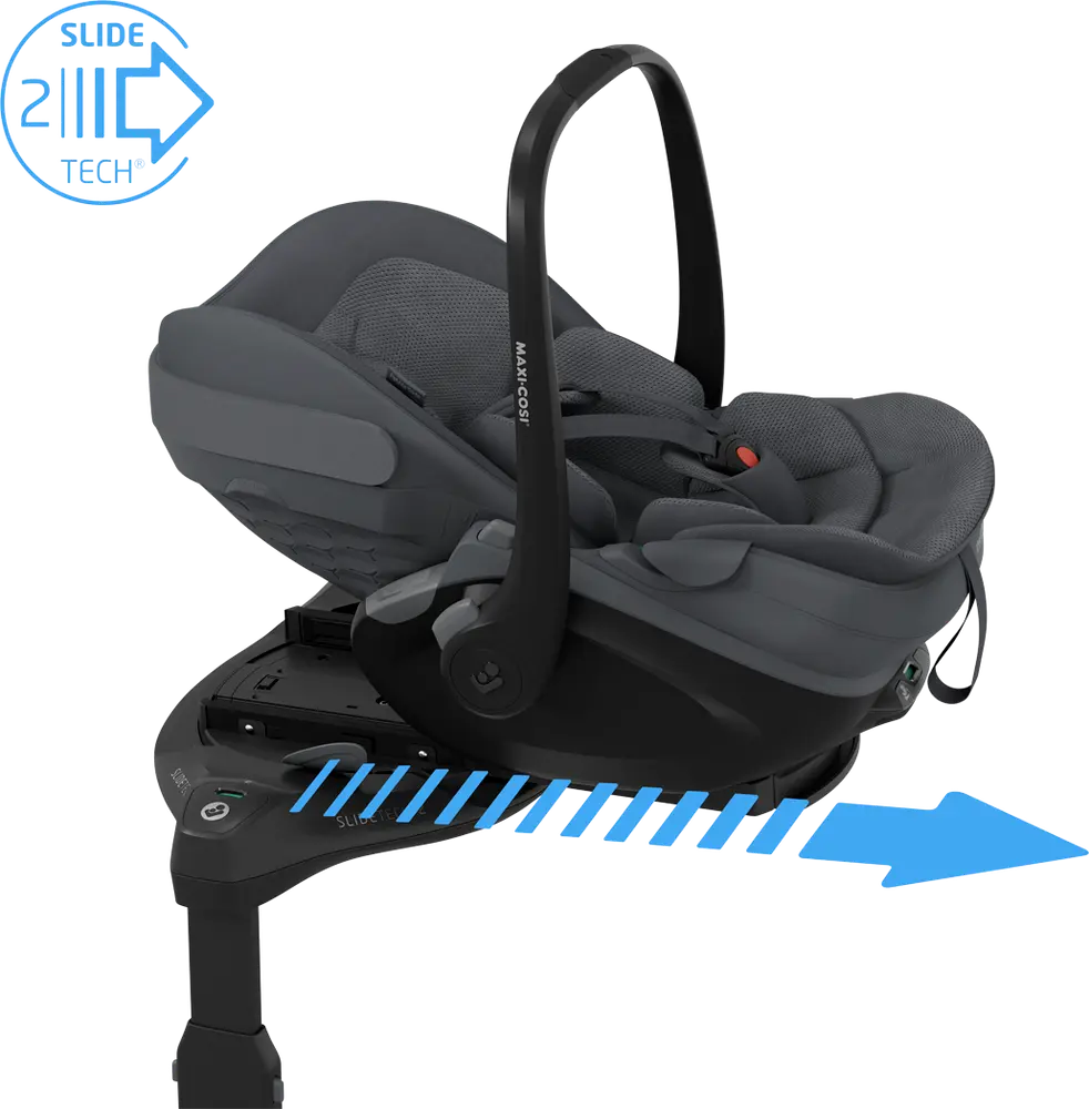 Maxi Cosi Pebble Slide Pro Autostol Moon Graphite