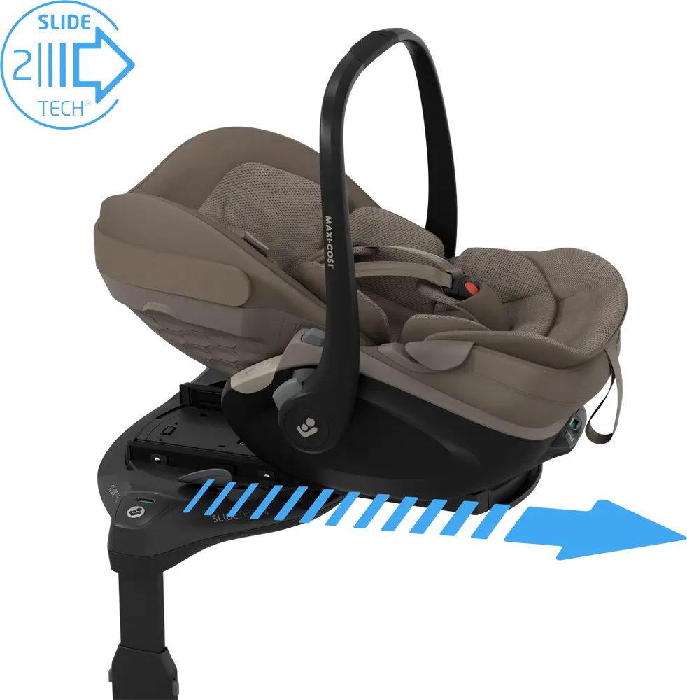 Maxi Cosi Pebble Slide Pro Autostol Oak Truffle