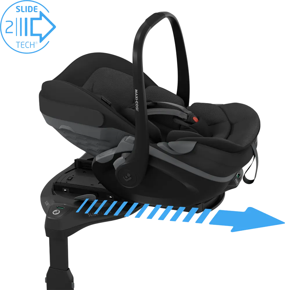 Maxi Cosi Pebble Slide Pro Autostol Onyx Black