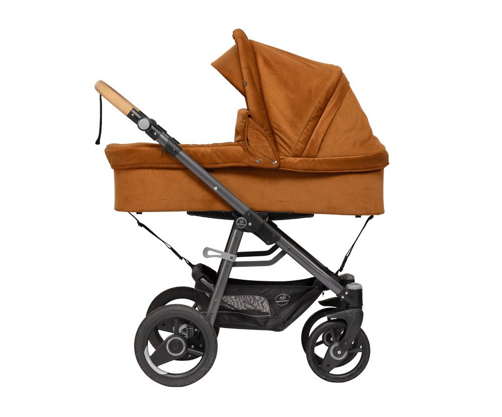 Naturkund Lux Evo Max Barnevogn Cord Cognac