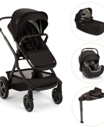 Nuna Demi Next Kombivogn Inkl Arra Flex Autostol Curve Base Caviar