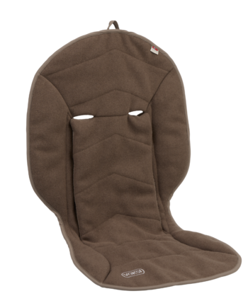 Voksi Stroller Inlay Uldunderlag Nyhed Walnut