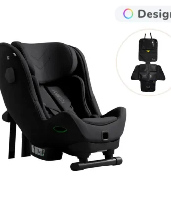 Axkid Minikid Max Autostol Inkl Sædebeskytter Coastal Storm Black