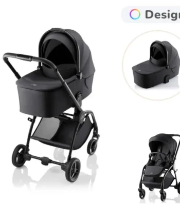 Britax Rmer Rio Style Klapvogn Med Liggedel Carbon Black