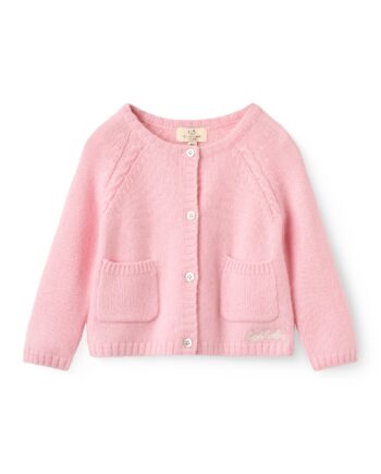 Cashmere Klassisk Baby Cardigan Soft Pink Soft Pink