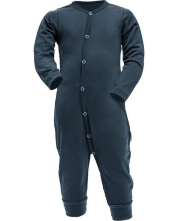 Devold Kids Breeze Merino Sleepsuit Baby Blå Night
