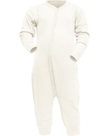 Devold Kids Breeze Merino Sleepsuit Baby Hvid Offwhite