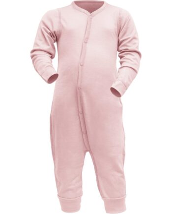 Devold Kids Breeze Merino Sleepsuit Baby Lyserød Chalk Pink