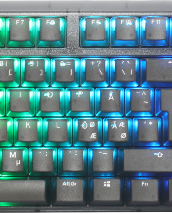 Ducky One Aura Black Nordic Fullsize Gateron Baby Kangaroo Rgb Tastatur Geekd