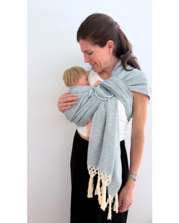 Håndvævet Baby Slynge Rebozo Oscar Blue