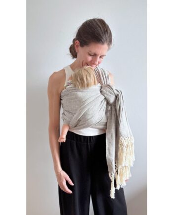 Håndvævet Baby Slynge Rebozo Oscar Grey