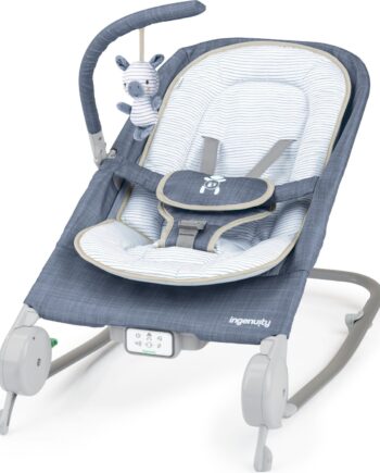 Ingenuity Happy Belly Rock Bounce Massage Skråstol Chambray
