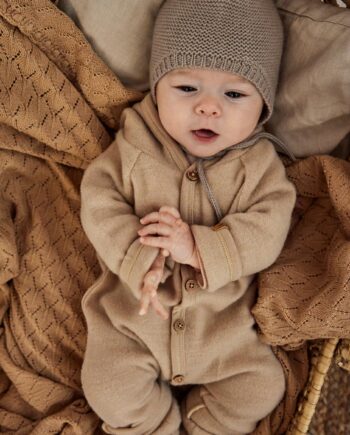 Lil Atelier Dallas Baby Dragt Pebble Melange