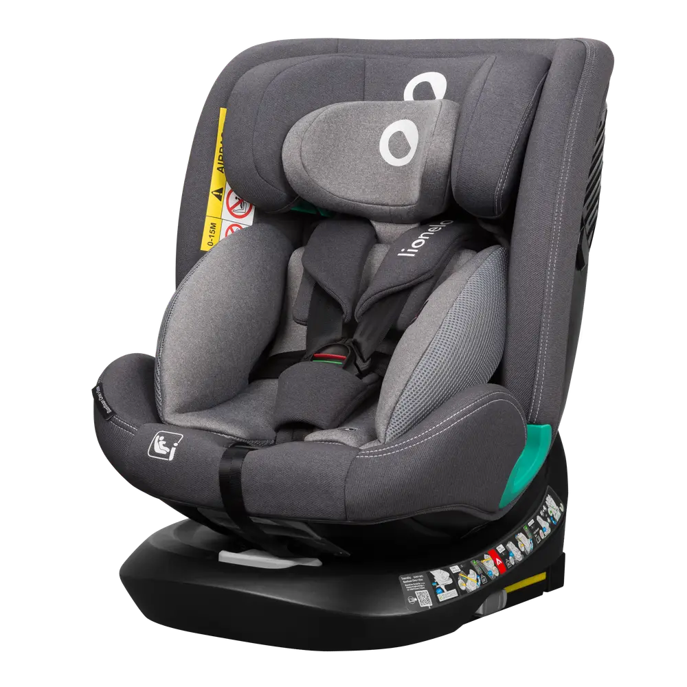 Lionelo Bastiaan One Size Autostol Grey Stone