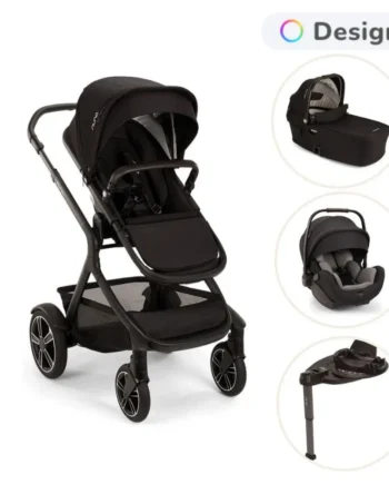 Nuna Demi Next Kombivogn Inkl Arra Flex Autostol Curve Base Caviar