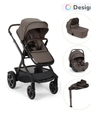 Nuna Demi Next Kombivogn Inkl Arra Flex Autostol Curve Base Chestnut