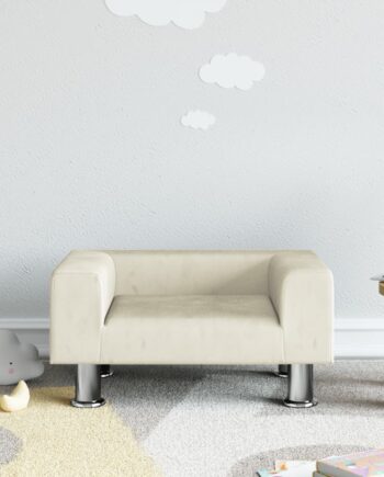 Sofa Til Børn Fløjl Creme