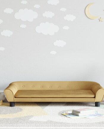 Sofa Til Børn Velour Blå 100