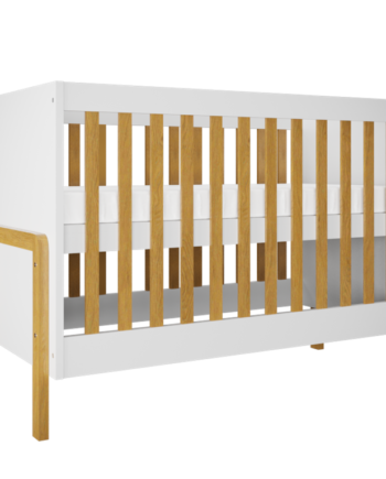 Victor Tremmeseng Til Baby Uden Madras Hvid Laminat Natur 120x60